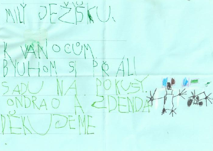 Dopis Je���kovi Zdenda 2019